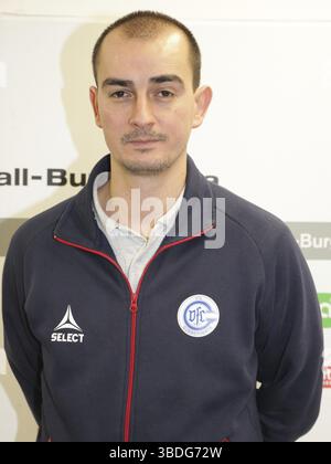 Entraîneur-chef Emir Kurtagic VfL Gummersbach DKB Handball-Bundesliga saison 2014-15, entraîneur-chef Emir Kurtagic VfL Gummersbach DKB Handball Bundesliga SEAS Banque D'Images