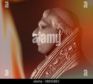 Le pape Alexandre VI, Alessandro VI, Alexandre VI, Alejandro VI, né Roderic Llançol i de Borja, c. 1431 – 1503, souverain des États pontificaux de 1492 jusqu'à sa mort en 1503, édité numériquement Banque D'Images