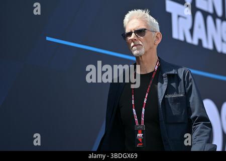 MONTE-CARLO, MONACO - 24 MAI : Damon Hill en qualification avant le Grand Prix de F1 Tag Heuer de Monaco sur le circuit de Monaco le 24 mai 2025 à Monte-Carlo, Monaco.(photo de Vince Mignott/Alamy Live News) Banque D'Images