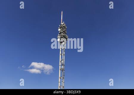 Deutsche Telekom Science Park Radio Tower in Science Park II Ulm, Bade-Wuerttemberg, Allemagne, Europe Banque D'Images