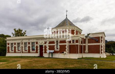 Vue extérieure de l'Observatoire historique du Dominion à Wellington, Nouvelle-Zélande. Banque D'Images