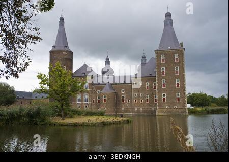 Château de Hoensbroek, Limbourg, pays-Bas, château à douves Banque D'Images