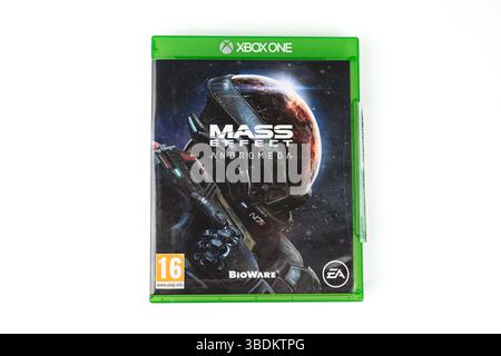 Jeu vidéo Mass Effect Andromeda sur Xbox One – pays de Galles, Royaume-Uni – 17 mai 2025 Banque D'Images