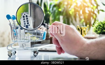 Sélection de propriété et évaluation immobilière Banque D'Images