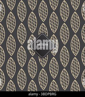 Design de motif géométrique de luxe sans couture Illustration de Vecteur