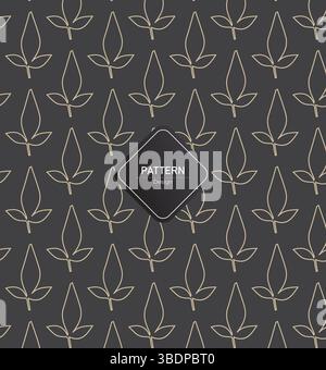 Design de motif géométrique de luxe sans couture Illustration de Vecteur