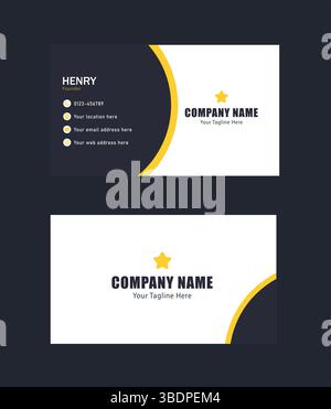 Motif abstrait moderne de carte de visite Illustration de Vecteur