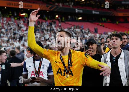 Bilbao, Espagne. 21 mai 2025. Lors de la finale 2025 de l'UEFA Europa League entre Tottenham Hotspur et Manchester United au San Mames Stadium Bilbao Espagne le 21 mai 2025. Crédit : photo Goal Pix/Alamy Live News Banque D'Images