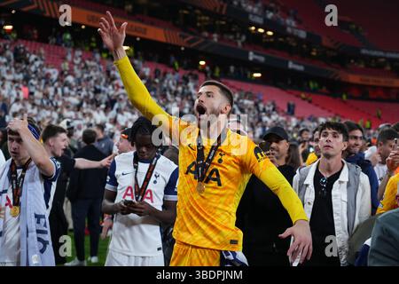 Bilbao, Espagne. 21 mai 2025. Lors de la finale 2025 de l'UEFA Europa League entre Tottenham Hotspur et Manchester United au San Mames Stadium Bilbao Espagne le 21 mai 2025. Crédit : photo Goal Pix/Alamy Live News Banque D'Images
