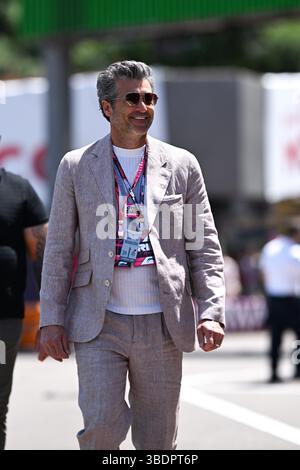 Montecarlo, Mezzolombardo, Monaco. 25 mai 2025. L'acteur américain Patrick Dempsey arrive dans le Paddock du Grand Prix FIA de formule 1 Monaco 2025 au circuit de Monaco à Montecarlo, Monaco. (Crédit image : © Daisy Facinelli/ZUMA Press Wire) USAGE ÉDITORIAL SEULEMENT ! Non destiné à UN USAGE commercial ! Banque D'Images