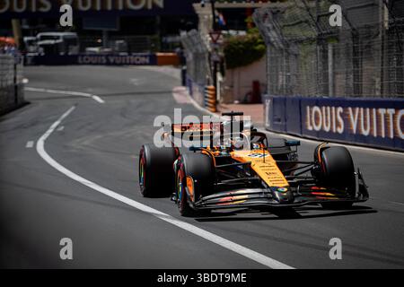 Monaco, Principauté de Monaco. 26 mai 2025. 81, Oscar Piastri, AUS, McLaren MCL39, McLaren F1 TEAM crédit : Agence photo indépendante/Alamy Live News Banque D'Images