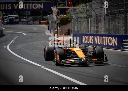 Monaco, Principauté de Monaco. 26 mai 2025. 04, Lando Norris, GBR, McLaren MCL39, McLaren F1 TEAM crédit : Independent photo Agency/Alamy Live News Banque D'Images
