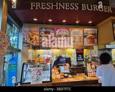 Freshness Burger Restaurant cuisine Banque D'Images