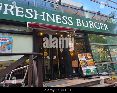Freshness Burger Restaurant cuisine Banque D'Images