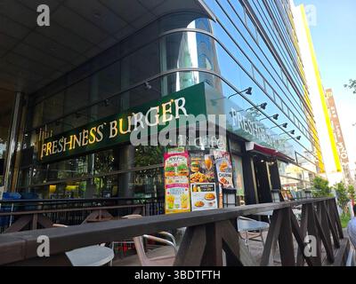 Freshness Burger Restaurant cuisine Banque D'Images