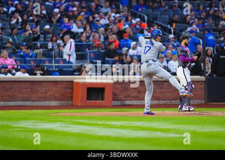 New York, États-Unis. 24 mai 2025. Shohei Ohtani, (Dodgers), 24 mai 2025 - Baseball : match de saison régulière de la MLB entre les mets de New York et les Dodgers de Los Angeles, au Citi Field à New York, aux États-Unis. Crédit : Creative 2/AFLO/Alamy Live News Banque D'Images