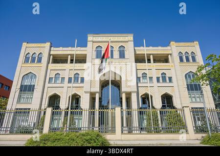 Botschaft der Vereinigten Arabischen Emirate, Hiroshimastraße, Tiergarten, Mitte, Berlin Deutschland *** Ambassade des Émirats arabes Unis, Hiroshimastraße, Tiergarten, Mitte, Berlin, Allemagne Banque D'Images