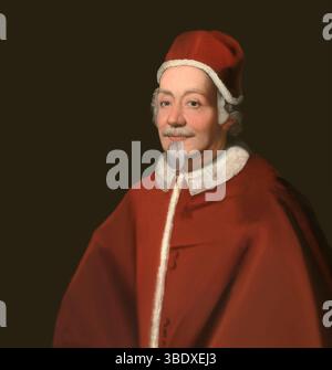 Alexandre VIII, Alessandro VIII, Alexandre VIII, Alejandro VIII, Pietro Vito Ottoboni, 1610 – 1691, souverain des États pontificaux de 1689 jusqu'à sa mort en 1691, édité numériquement Banque D'Images