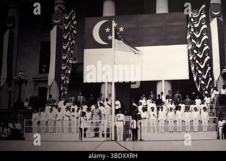Musée national de Singapour, galerie d'histoire de Singapour, Asie. Banque D'Images