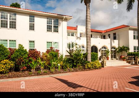 Hôtel Shangri-la Springs, Old 41 Road, Bonita Springs, Floride Banque D'Images