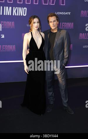 Ana de Armas und Len Wiseman BEI der „de The Word of John Wick : Ballerina“ film Premiere AM 26.05.2025 à Berlin Banque D'Images