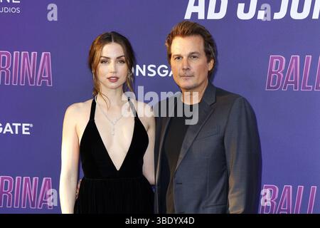 Ana de Armas und Len Wiseman BEI der „de The Word of John Wick : Ballerina“ film Premiere AM 26.05.2025 à Berlin Banque D'Images