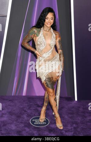 Las Vegas, Nevada, États-Unis. 26 mai 2025. **USAGE ÉDITORIAL EXCLUSIF** Kehlani aux American Music Awards 2025 à Fontainebleau Las Vegas le 26 mai 2025 à Las Vegas, Nevada. Crédit : Jeffrey Mayer/Media Punch/Alamy Live News Banque D'Images