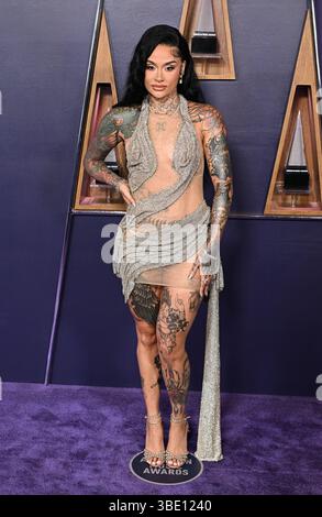 Las Vegas, États-Unis. 26 mai 2025. Kehlani arrive aux American Music Awards 2025 qui se tiennent au Fontainebleau Las Vegas le 26 mai 2025 à Las Vegas, Nevada. © Starbuck/ Credit : AFF/Alamy Live News Banque D'Images