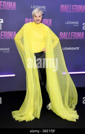 Sam Dylan zu Gast auf dem schwarzen Teppich BEI der Deutschland première des films de Kino du monde de John Wick Ballerina im Kino Zoopalast AM 26.05.2025 à Berlin Berlin Deutschland *** Sam Dylan en tant qu'invité sur le tapis noir à la première allemande du film du monde de John Wick Ballerina au cinéma Zoopalast le 26 05 2025 à Berlin Allemagne Banque D'Images