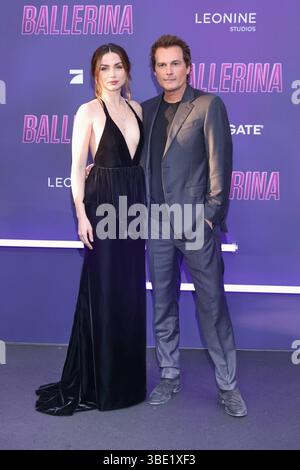 26.05.2025 , Ana de Armas und Len Wiseman zur Deutschlandpremiere von from the World of John Wick : Ballerina, Zoo Palast, Berlin, Berlin *** 26 05 2025 , Ana de Armas et Len Wiseman à la première allemande de from the World of John Wick Ballerina, Zoo Palast, Berlin, Berlin Banque D'Images