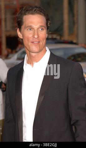 Matthew McConaughey lors de la première de "Ghosts of GirlFriends Past" au Grauman's Chinese Theater à Hollywood, Los Angeles - 27 avril 2009 Banque D'Images