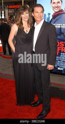 Jennifer Garner et Matthew McConaughey lors de la première de "Ghosts of GirlFriends Past" au Grauman's Chinese Theater à Hollywood, Los Angeles - 27 avril 2009 Banque D'Images