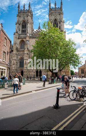 Cathédrale York Minster York Angleterre Royaume-Uni Banque D'Images