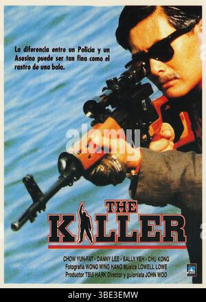 The Killer Dip huet seung Hung année : 1989 Hong Kong réalisé par John Woo Chow Yun-Fat affiche espagnole Banque D'Images