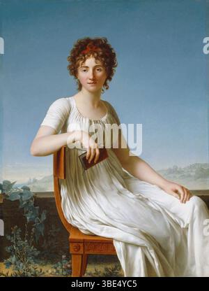 Jean Baptiste François Désoria - Portrait de Constance Pipelet Banque D'Images