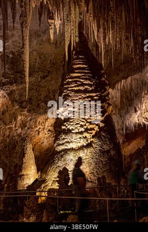 The Big Room ; Carlsbad Caverns National Park ; Carlsbad ; Nouveau-Mexique ; États-Unis Banque D'Images