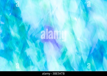 Une composition apaisante de couleurs pastel douces se mélangeant parfaitement, avec des nuances floues de bleu et de violet. Parfait pour les arrière-plans, les projets de conception, Banque D'Images