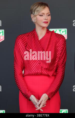 Circuit de Monaco, Monte Carlo, Monaco. 25 mai 2025. Formule 1 Tag Heuer Grand Prix de Monaco 2025 ; Race Day ; Princess Charlene of Monaco crédit : action plus Sports/Alamy Live News Banque D'Images