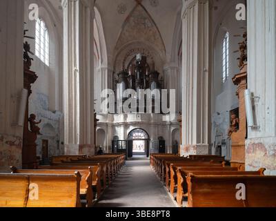 Église de François et Bernard, église de style gothique tardif à Vilnius, Lituanie Banque D'Images