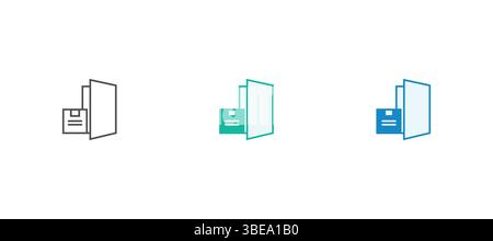 Jeu d'icônes du service de livraison de commande. Contenant le suivi de commande, livraison à domicile, entrepôt, icônes de messagerie. Collection vectorielle d'icônes solides. Illustration de Vecteur