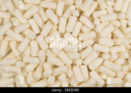 Fond blanc de mastic en polystyrène expansé Banque D'Images