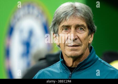 Tarczynski Arena, Wroclaw, Pologne. 28 mai 2025. Europa Conference League Football final, Chelsea versus Real Betis ; entraîneur Manuel Pellegrini (Real Betis) crédit : action plus Sports/Alamy Live News Banque D'Images