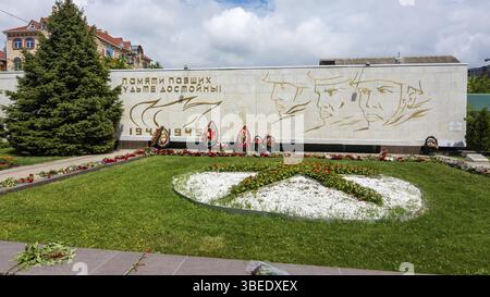 L'Anapa, Russie - 13 mai 2019 : charnier de 45 soldats soviétiques, Anapa, l'intersection des rues Lénine et l'Union soviétique. La Russie Banque D'Images