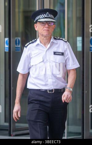 Londres, Angleterre, Royaume-Uni. 28 mai 2025. MARK ROWLEY, commissaire de police de la métropole, est vu devant la BBC. (Crédit image : © Tayfun Salci/ZUMA Press Wire) USAGE ÉDITORIAL SEULEMENT ! Non destiné à UN USAGE commercial ! Banque D'Images