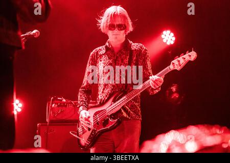 Oslo, Norvège. 28 mai 2025. Le groupe de rock américain The Brian Jonestown massacre donne un concert au Rockefeller à Oslo. Crédit : Gonzales photo/Alamy Live News Banque D'Images