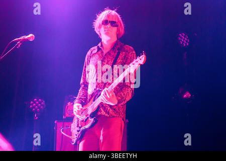 Oslo, Norvège. 28 mai 2025. Le groupe de rock américain The Brian Jonestown massacre donne un concert au Rockefeller à Oslo. Crédit : Gonzales photo/Alamy Live News Banque D'Images