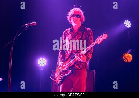 Oslo, Norvège. 28 mai 2025. Le groupe de rock américain The Brian Jonestown massacre donne un concert au Rockefeller à Oslo. Crédit : Gonzales photo/Alamy Live News Banque D'Images