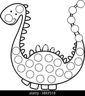 Pages de marqueurs de points avec animal, illustration vectorielle de contour. Illustration de Vecteur