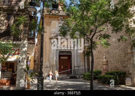 Église Iglesia de San Martin Obispo y San Antonio Abad Valencia Espagne Banque D'Images