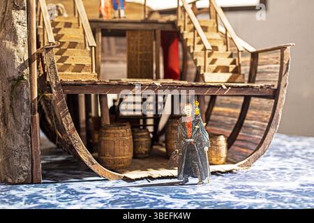 modèle de production théâtrale avec des pirates Banque D'Images